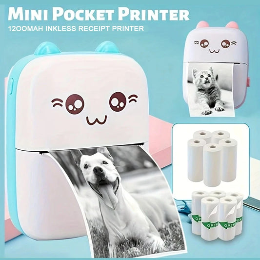 Inkless Bluetooth Pocket Sticker Printer