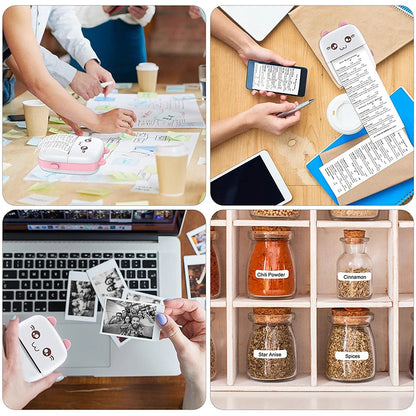 Inkless Bluetooth Pocket Sticker Printer